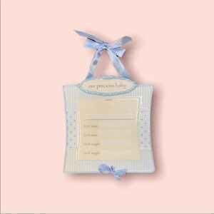 🆕 Baby Boy Birth Stat Plaque